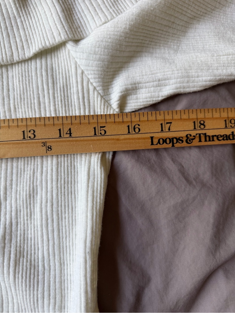 NWT Aerie Long Sleeve Off The Shoulder Bodysuit Size XL Ivory Cozy Minimalist - Picture 10 of 13